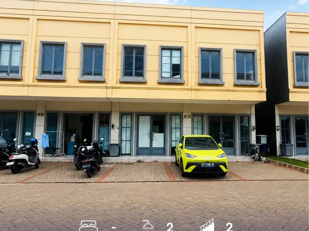 Disewakan Ruko Gandeng Siap Pakai di Maggiore Gading Serpong
