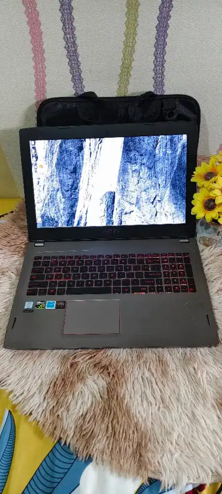Asus Rog GL502VMK/Core i7-7700HQ/RAM 16GB/SSD256/VGA GTX1060 6GB/15FHD