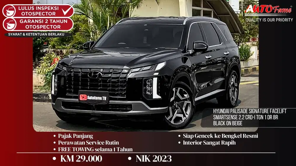 KM29RB Hyundai Palisade Signature Facelift SmartSense 2.2 CRD-i NIK 20