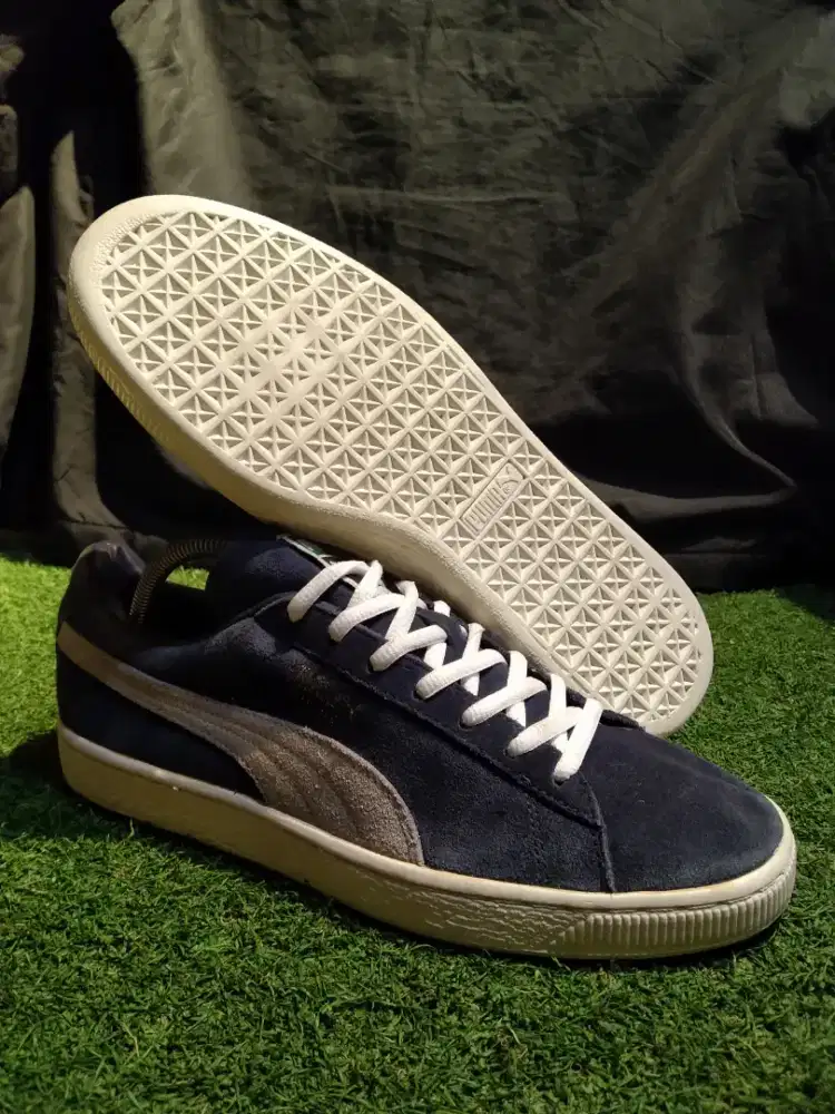 Puma suade low blue