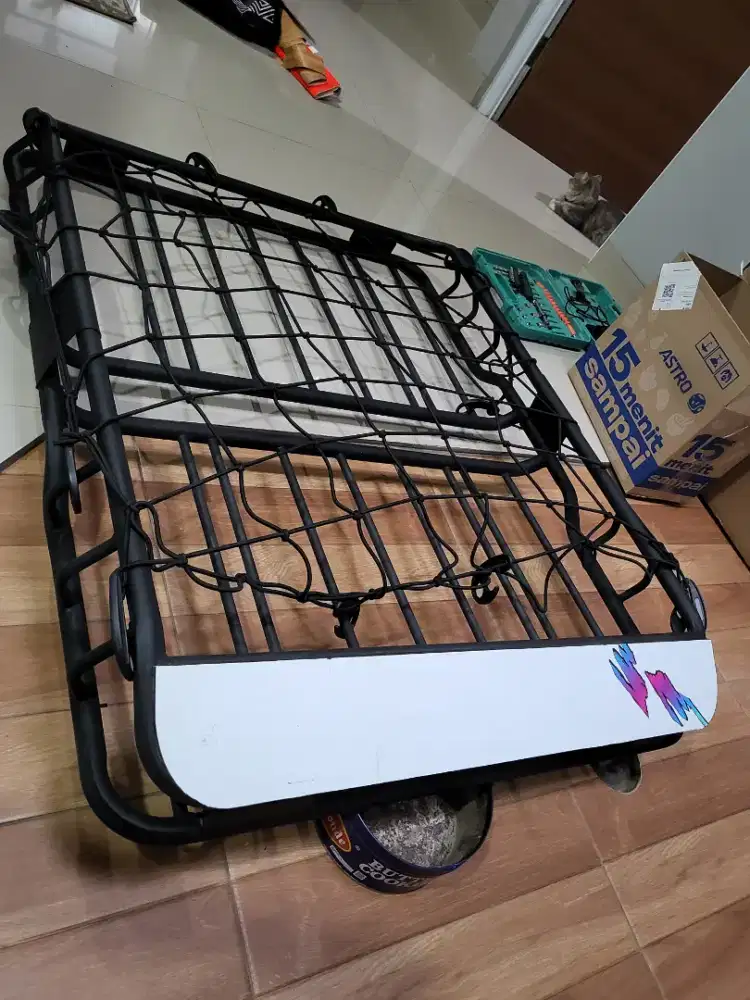 Roofrack Kalcer model Yakima Buzzrack 120x90cm Mulus Bracket lengkap