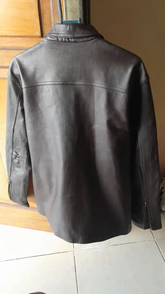 Jaket kulit  domba asli