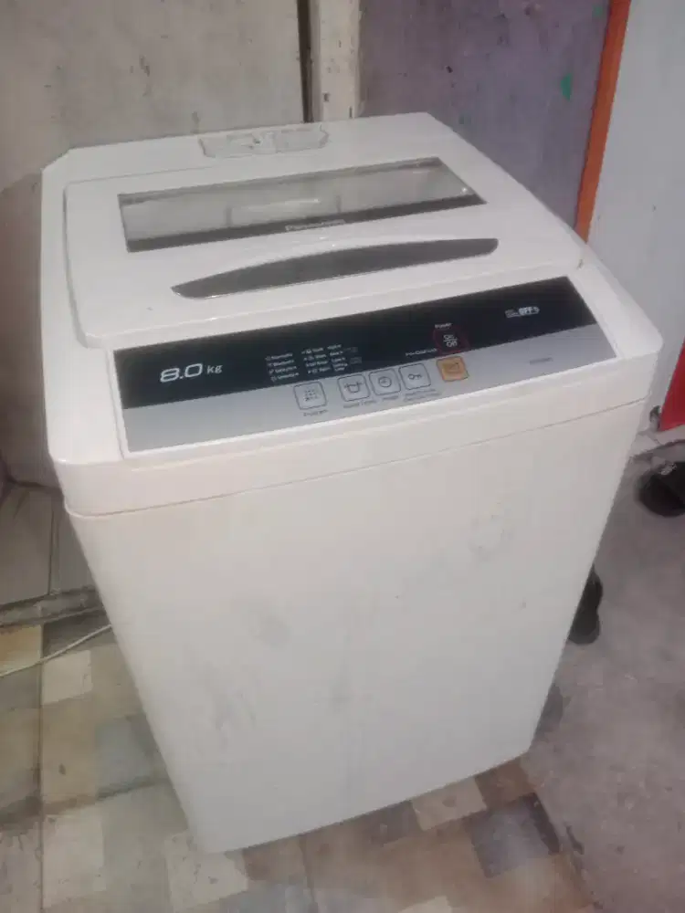 MESIN CUCI 1 TABUNG OTOMATIS MERK PANASONIC 8KG
