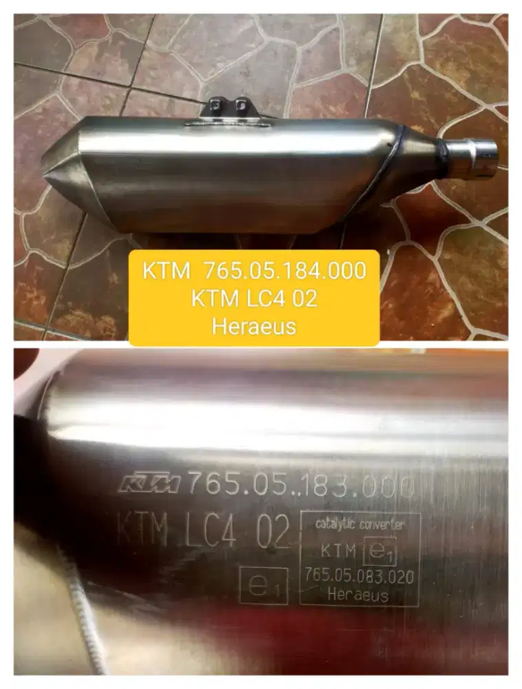 Knalpot ktm 250