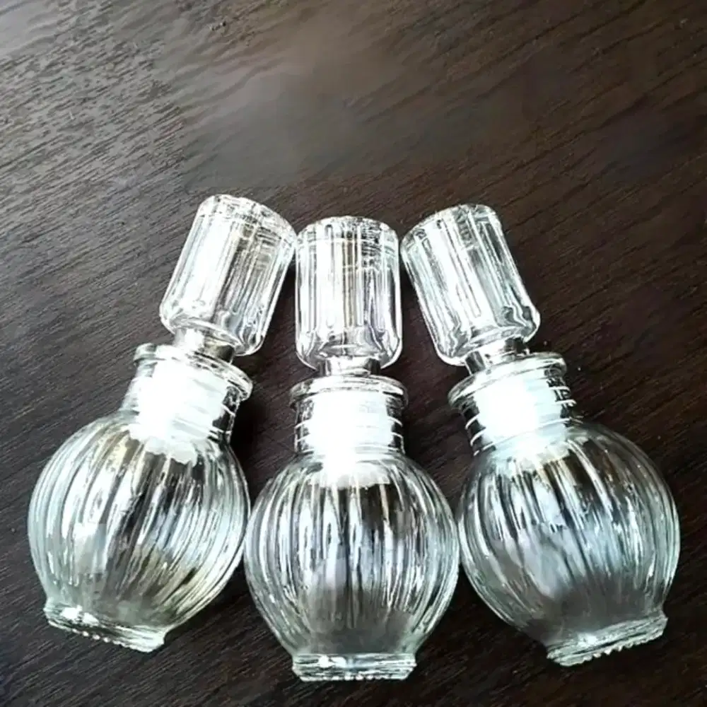 Botol Kaca Vintage 3 Pcs.