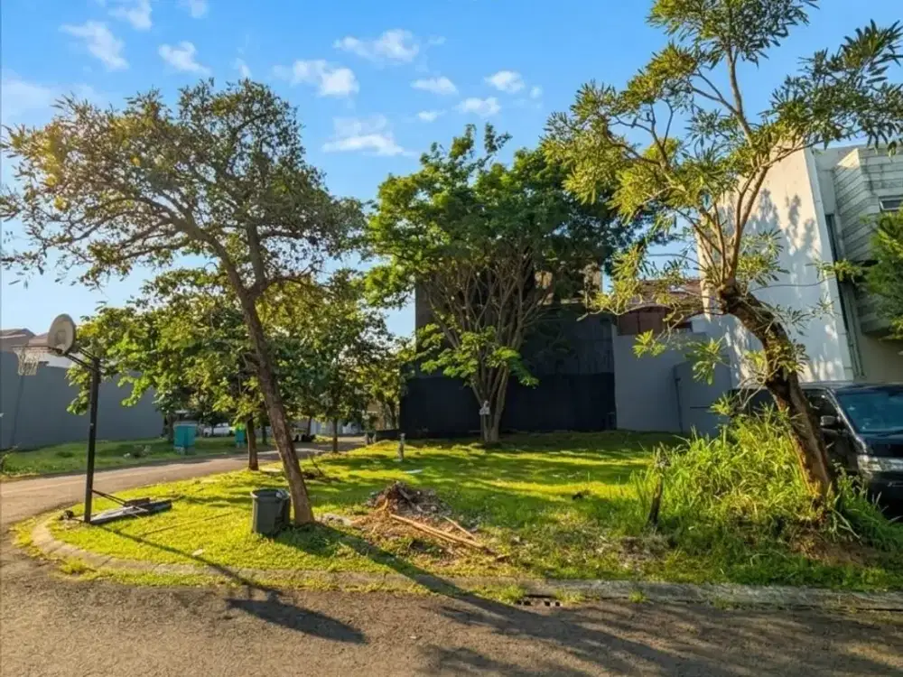 DIJUAL CEPAT KAV TANAH HOEK DI CLUSTER VERDANT VIEW ICON BSD