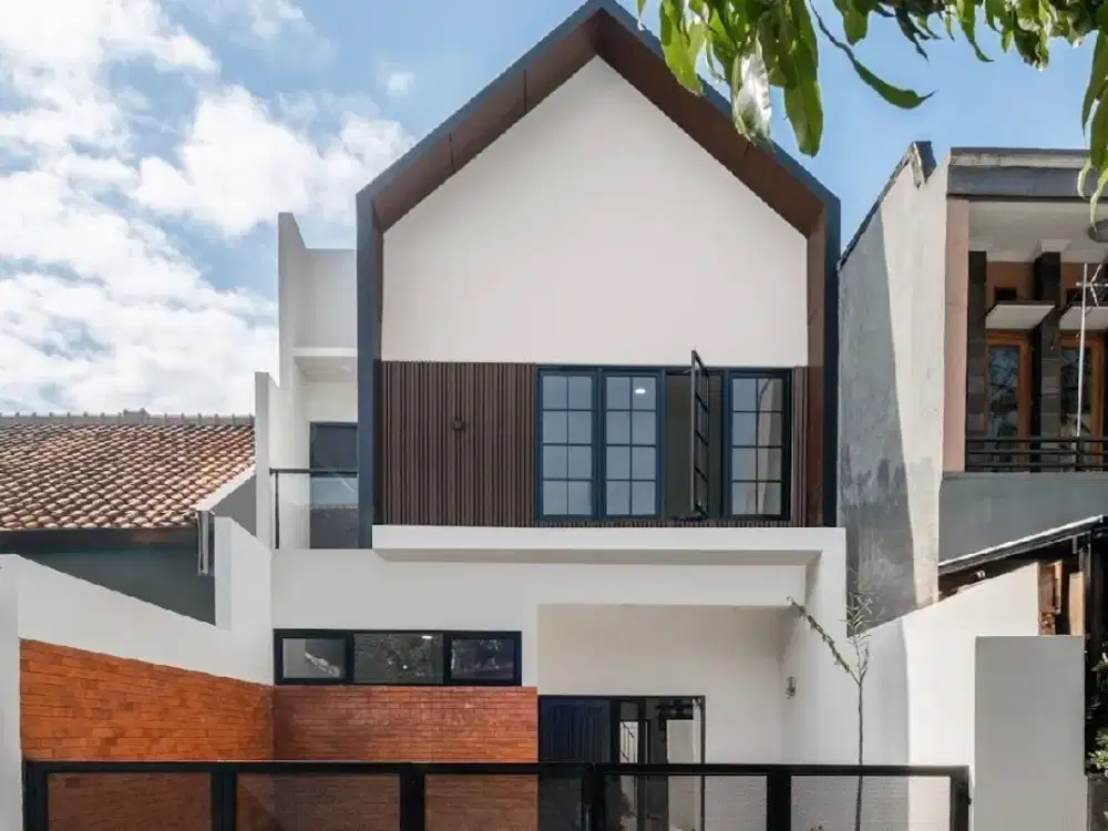 dijual rumah baru lokasi strategis dalam cluster di antapani bandung kota