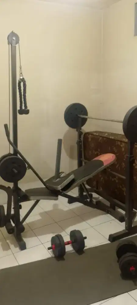 Home gym multifungsi full set