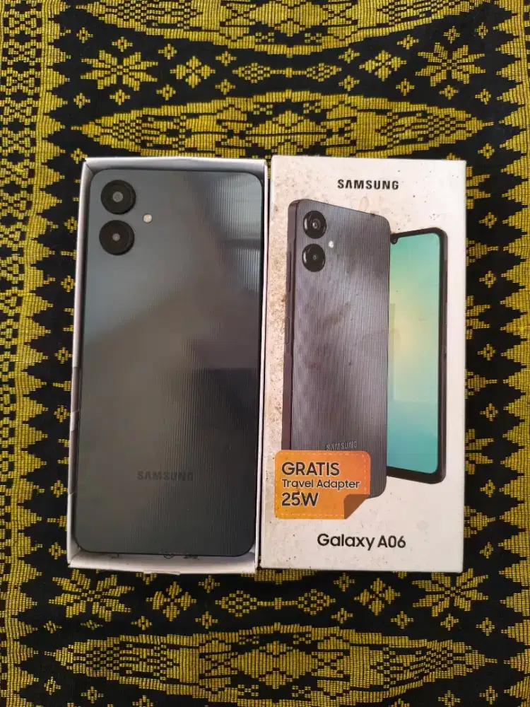 Samsung A06 Ram 4/64 lengkap lecet pakai
