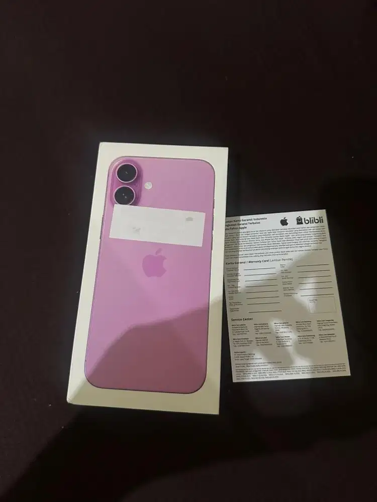 Iphone 16 Plus pink new segel