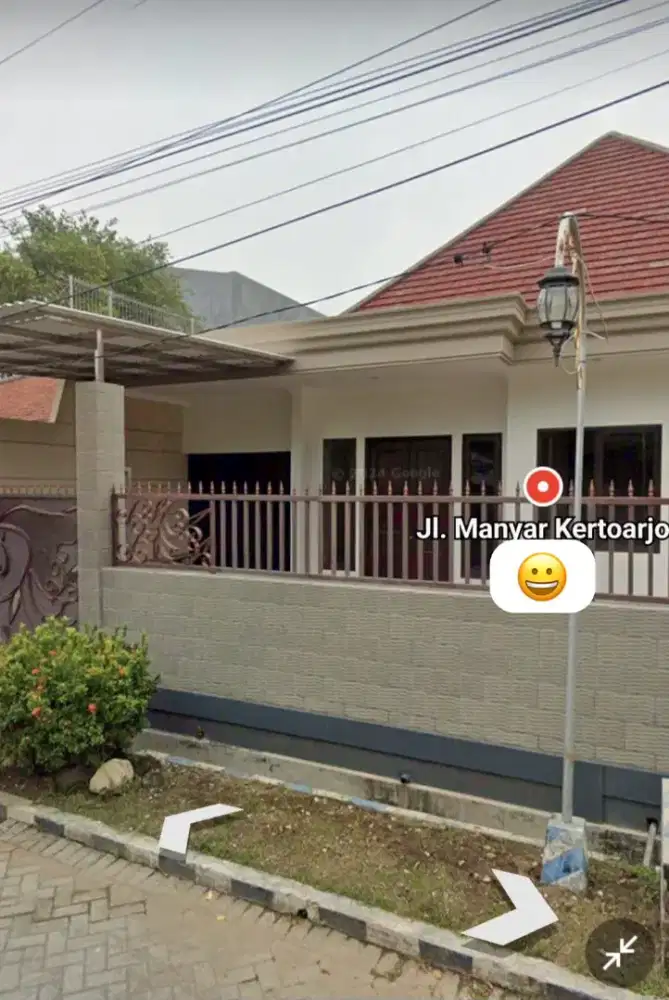 DIJUAL RUMAH DI MANYAR KERTOARJO DEKAT GALAXY MALL SURABAYA