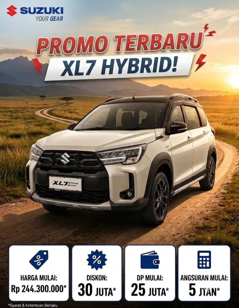 Suzuki XL7 2026 - DP Ringan & Diskon Maksimal!