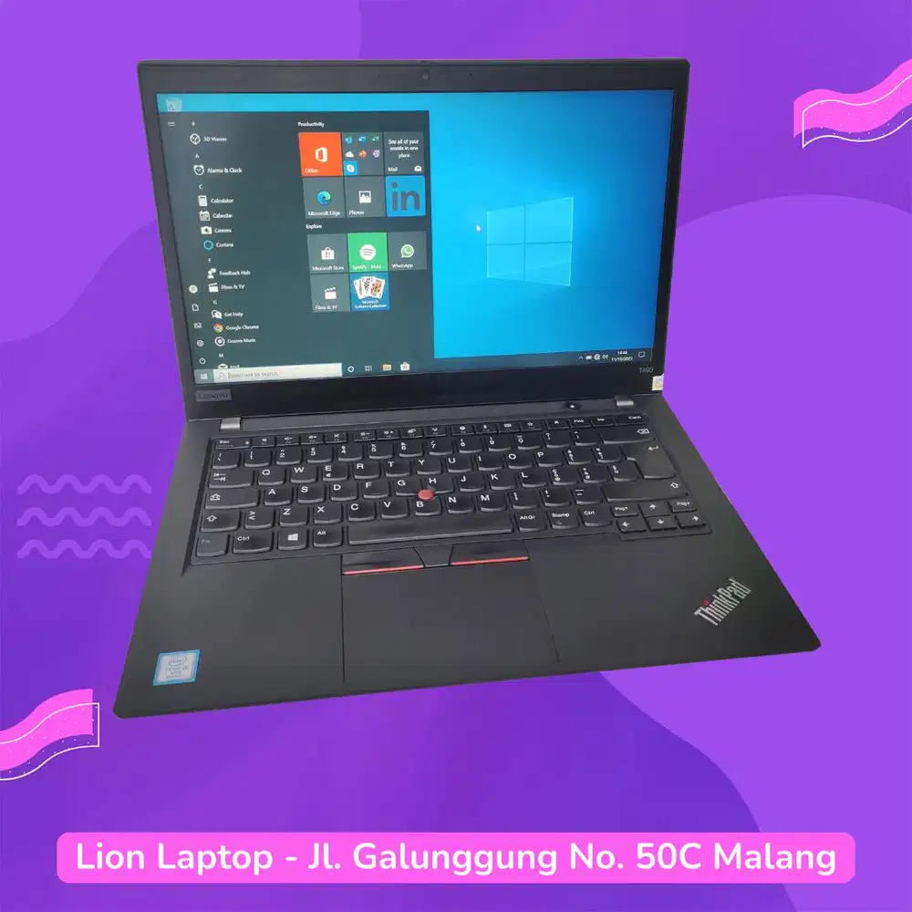 RAM 16GB i5 Gen 8 SSD 256GB Lenovo Thinkpad T490 [31|08]