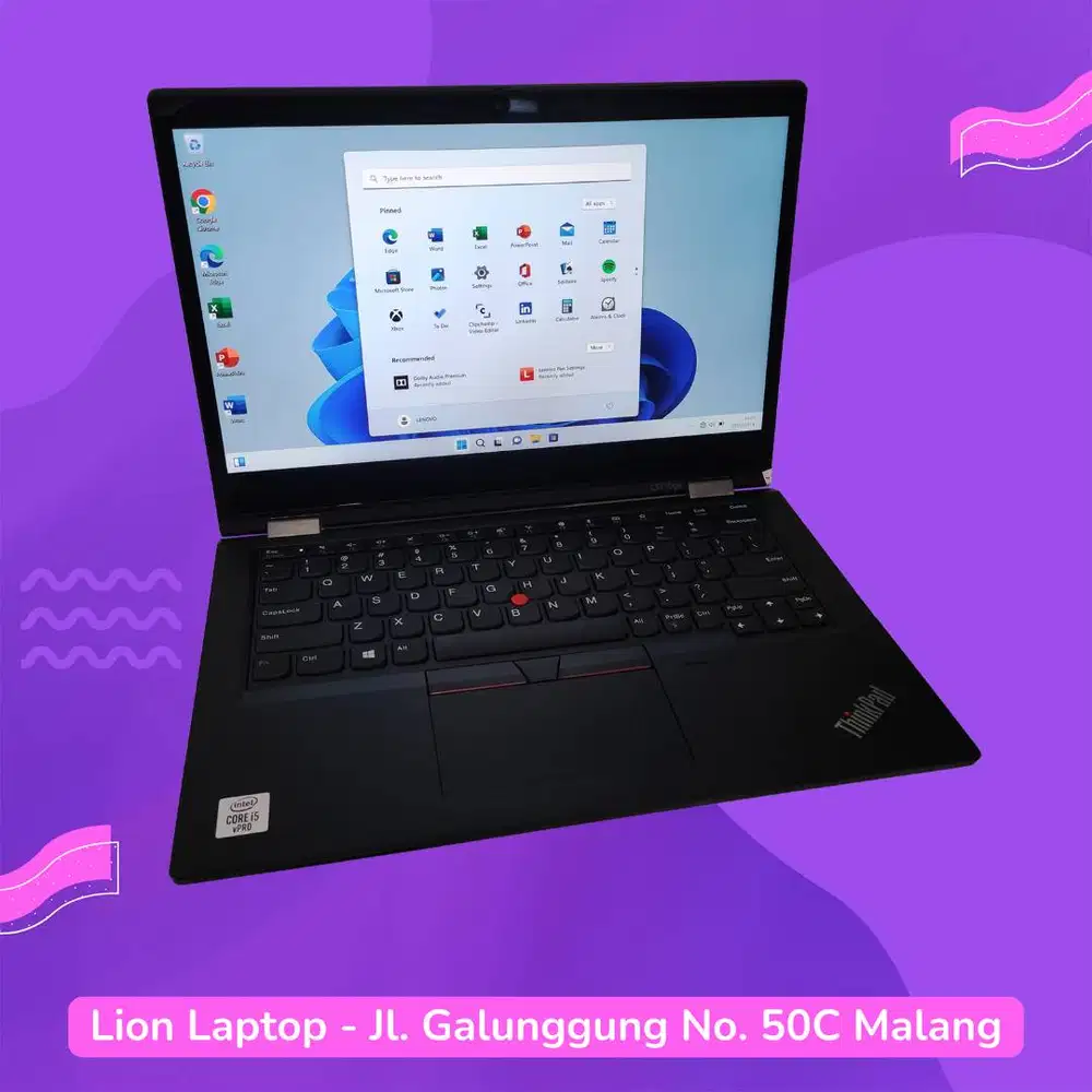 RAM 16GB Core i5 Gen10 Flip 360° SSD 256GB Lenovo Thinkpad YOGA L13 [3