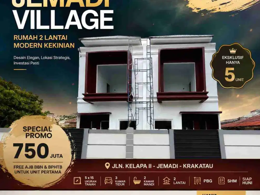 Rumah Keren Jemadi Village Daerah Medan Timur