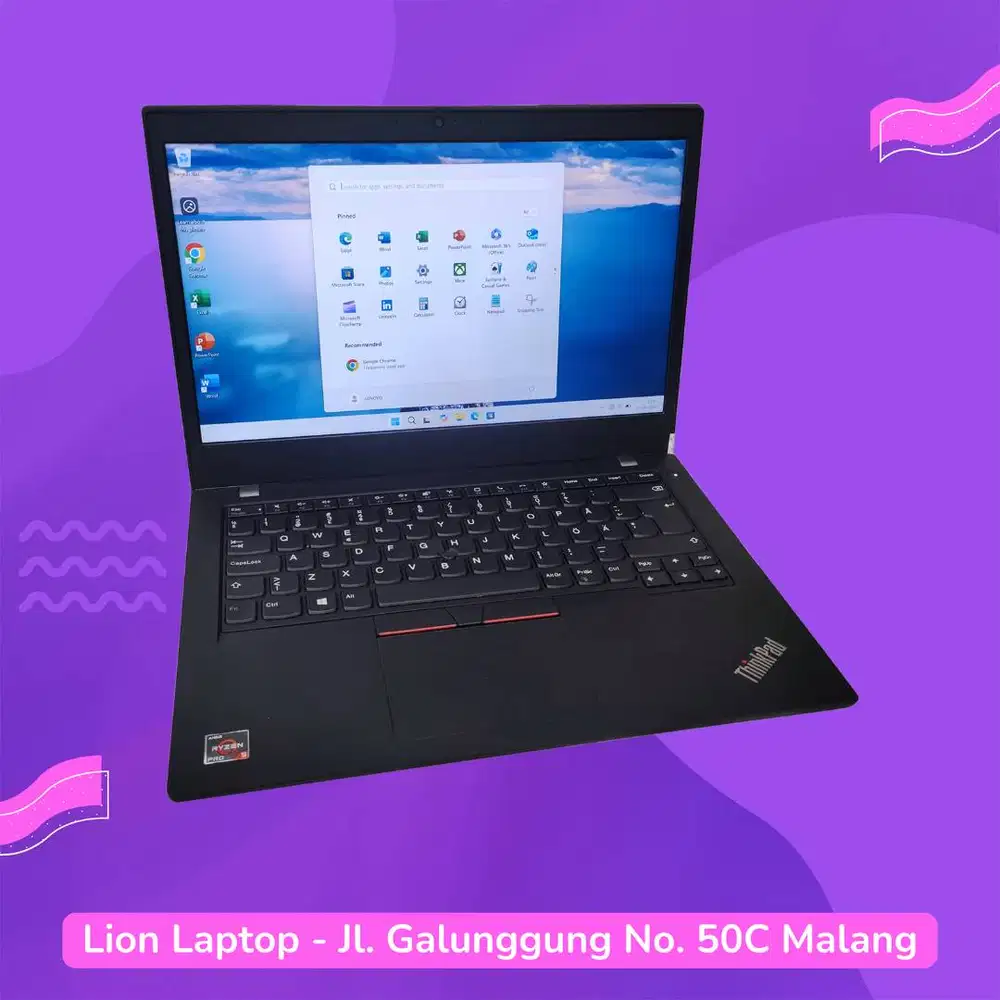 Gaming/Editing AMD Ryzen 5 PRO 8/256 MULUS Lenovo Thinkpad L14 Gen 1 [