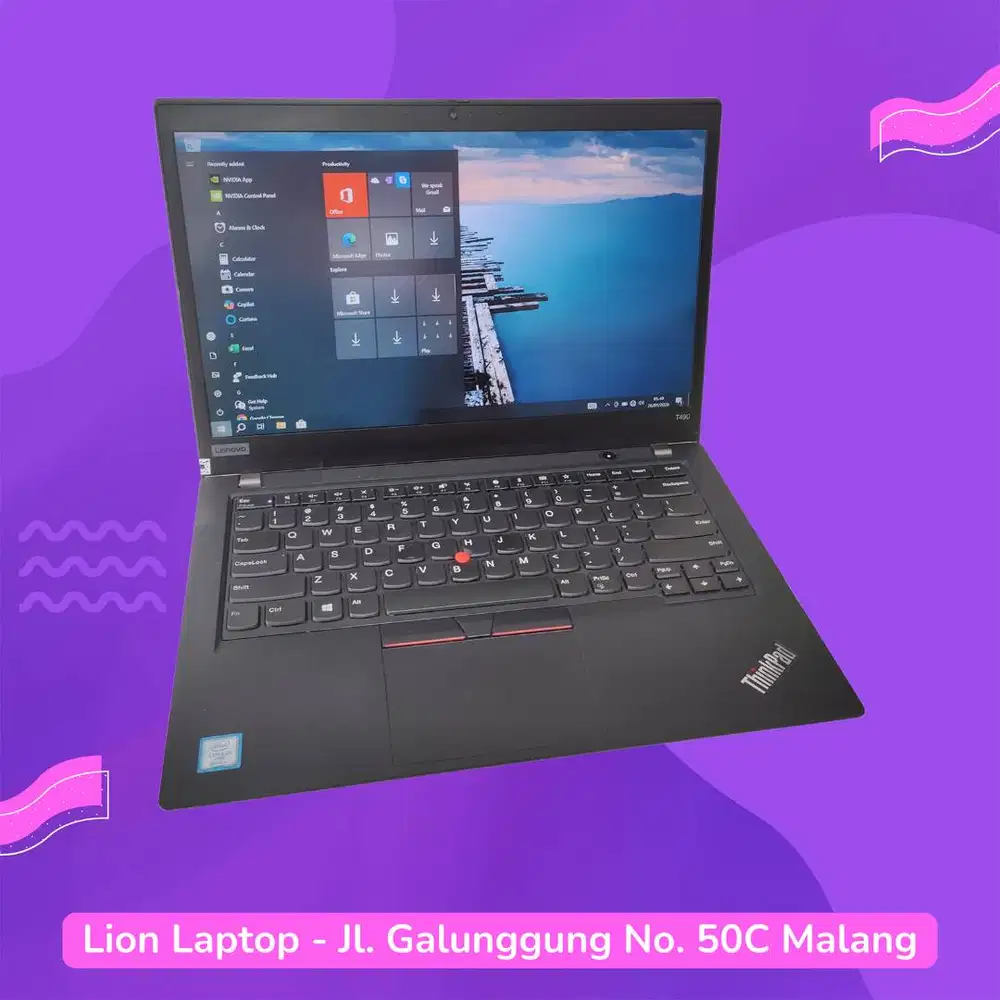 Double VGA NVIDIA Core i5 8/256 Slim Lenovo Thinkpad T490 [31|08]