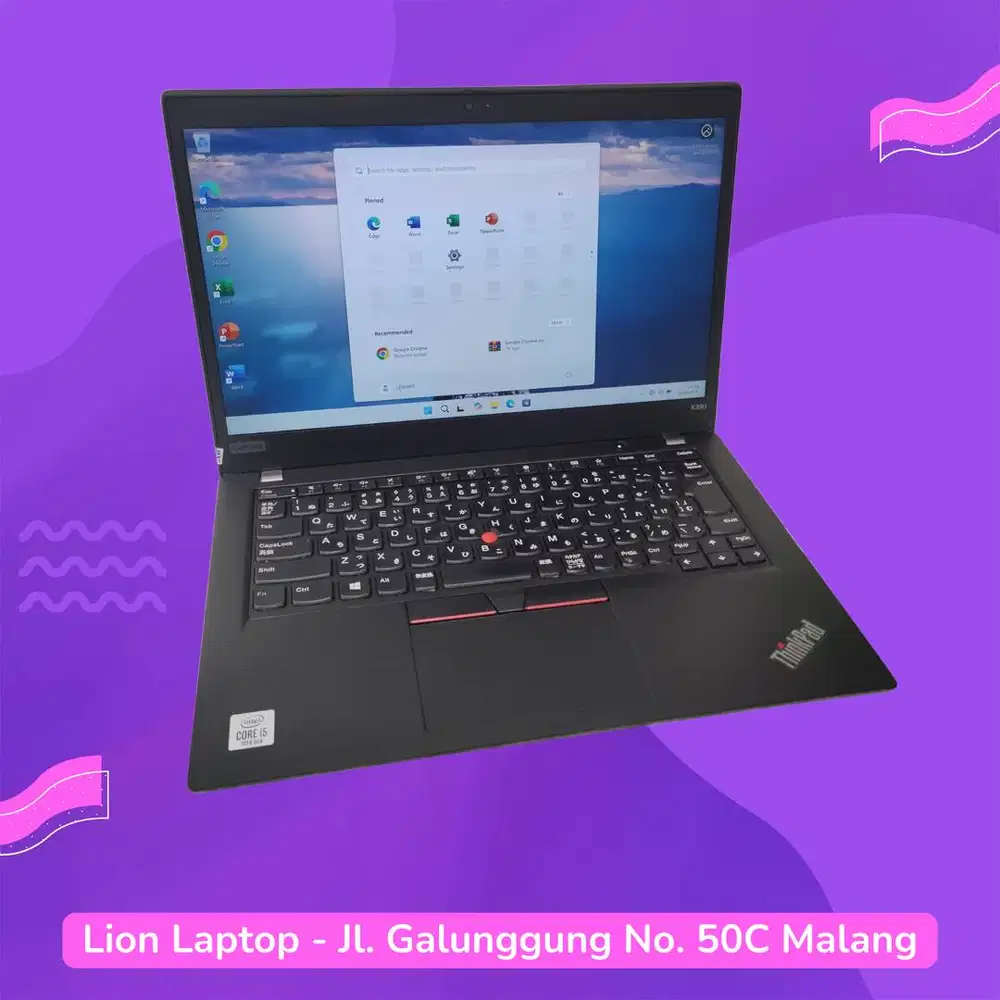 i5 GEN 10 Murah RAM 8GB Lenovo Thinkpad X390 [31|08]
