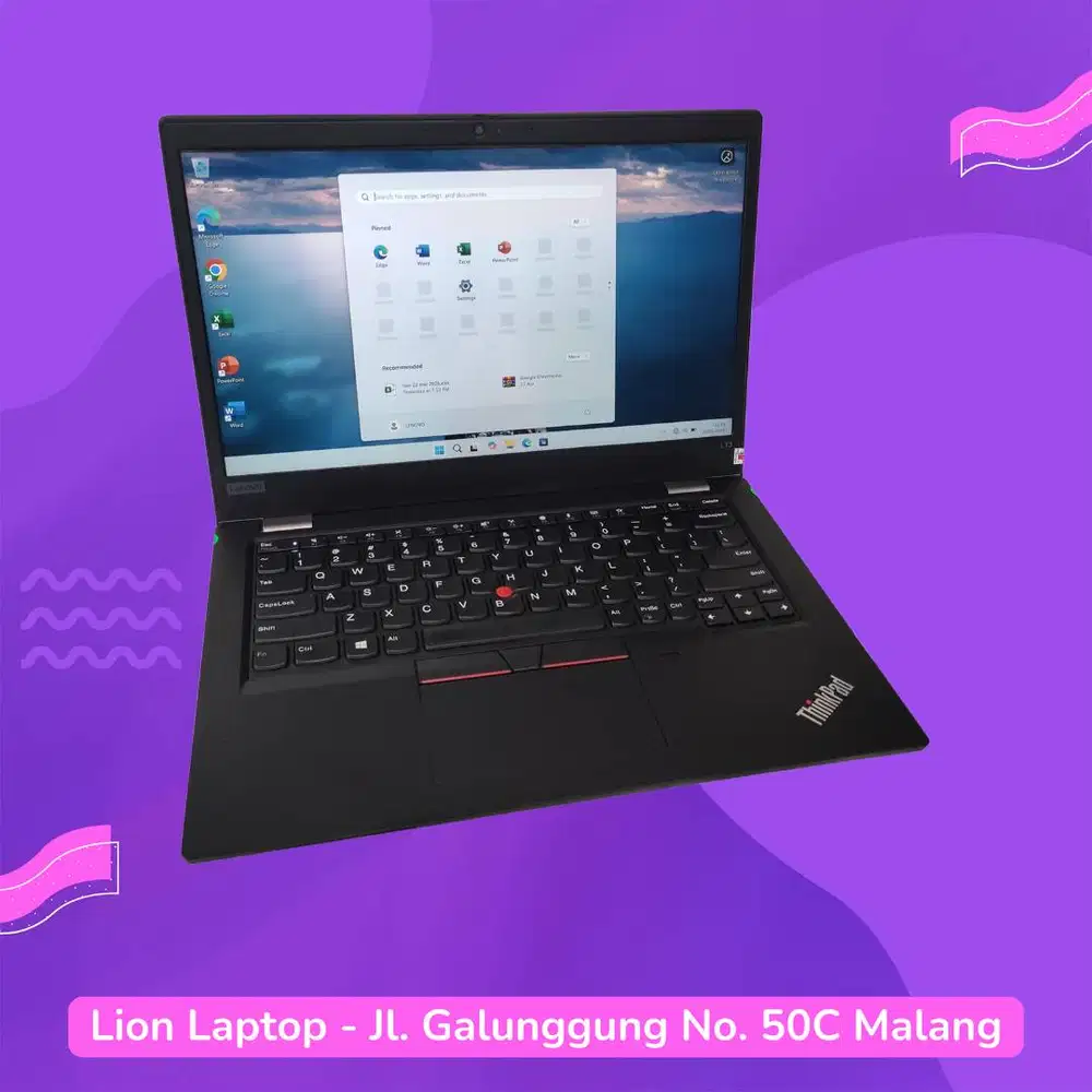 i5 Gen 10 Slim RAM 8GB SSD 256GB Lenovo Thinkpad L13 [31|08]