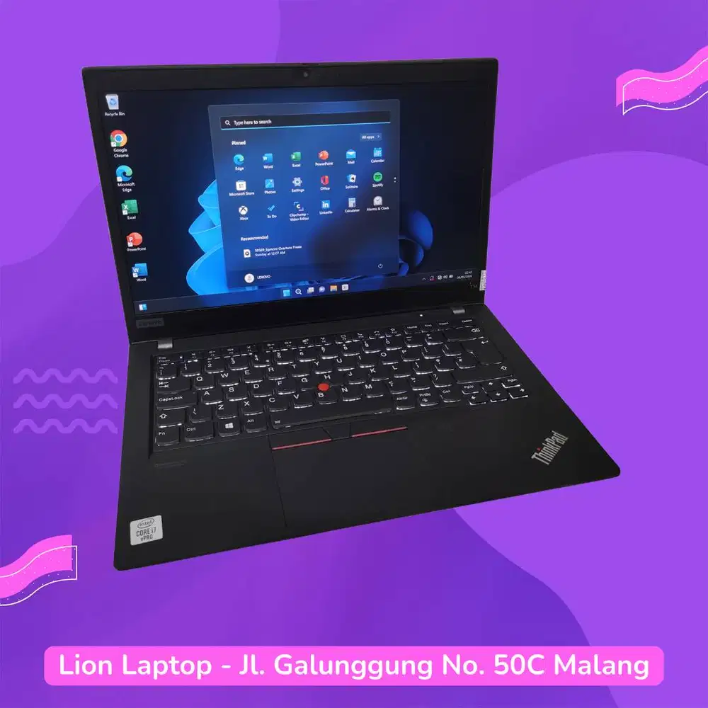 RAM 16GB i7 Gen 10 SSD 256GB Lenovo Thinkpad T14 gen 1 [31|08]