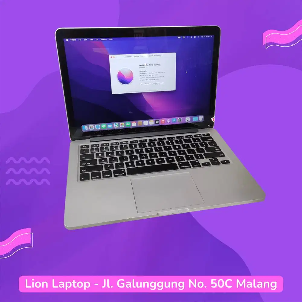 Macbook Pro Retina Core i5 Late 2013 Mulus [31|08]