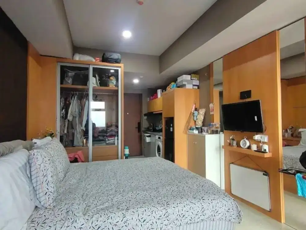 DIJUAL APARTEMEN GRAND DHARMAHUSADA LAGOON TOWER OLIVE LANTAI 25 FULL FURNISH