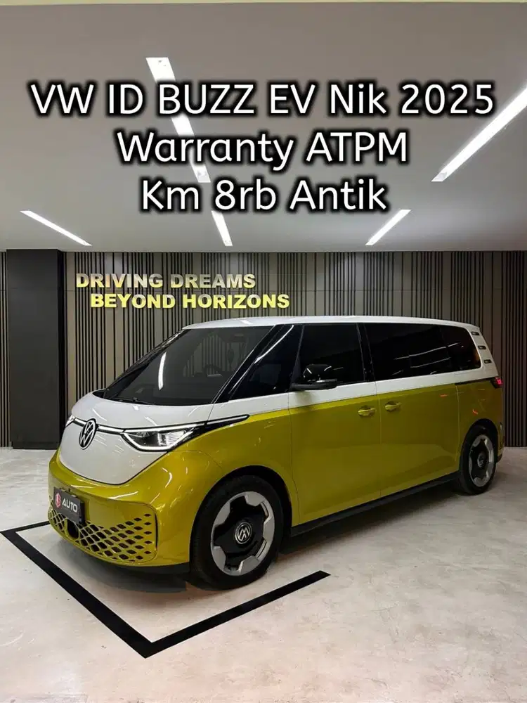 Volkswagen VW ID BUZZ LWB EV AT 2026 Putih Kuning Km8rb F200GBT Nik 20