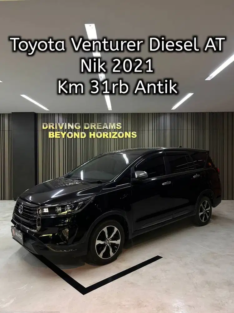 Toyota Innova Venturer 2.4 Diesel AT 2021 Hitam Inova Km31rb B2885UZD