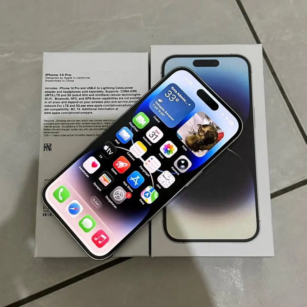 Resmi beacukai : iPhone 14 pro 128gb silver