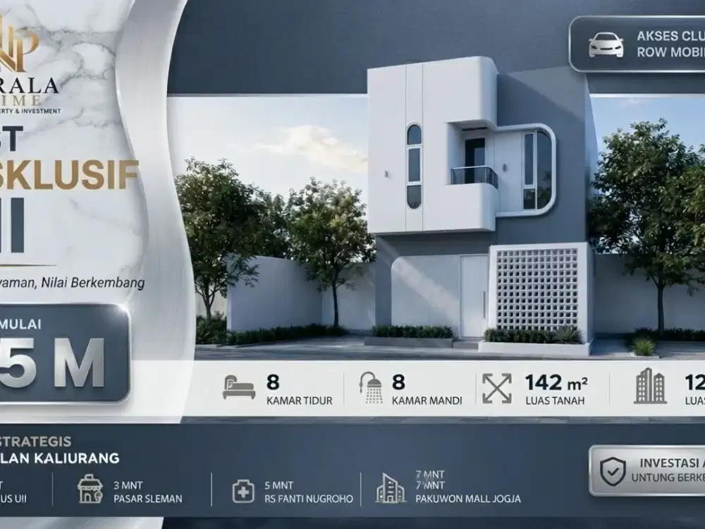 Rumah Kos Dijual Selatan Kampus UII Pusat