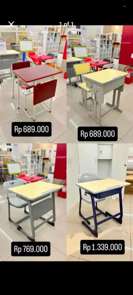 Kursi Sekolah Ergonomis
