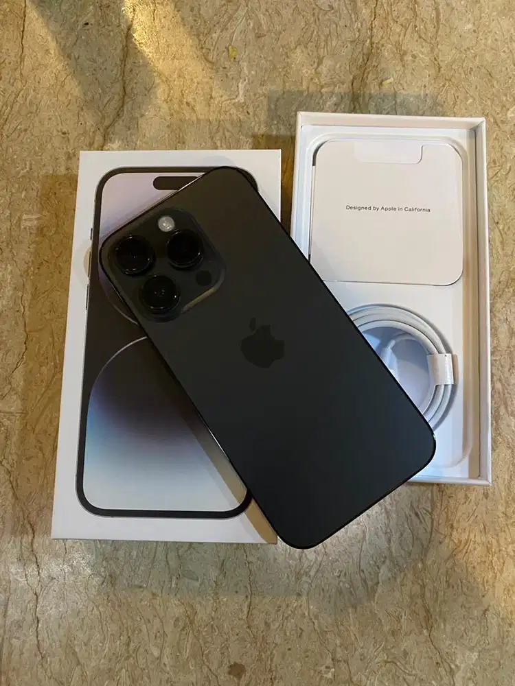 iPhone 14 Pro 128 Space Black Ganteng Mulus Siap Pakai
