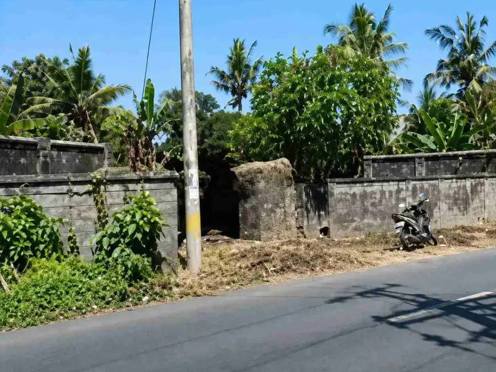 DIJUAL – Tanah 770 m² Pinggir Jalan Utama Dekat Pantai Saba