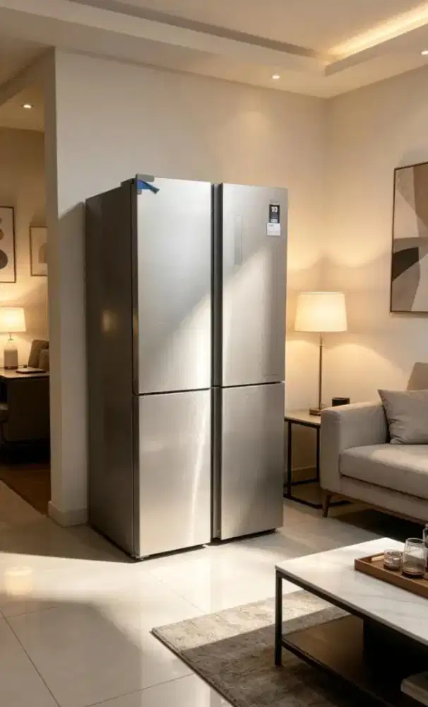 Kulkas x apartmen,mewah sudah inverter hemat listrik