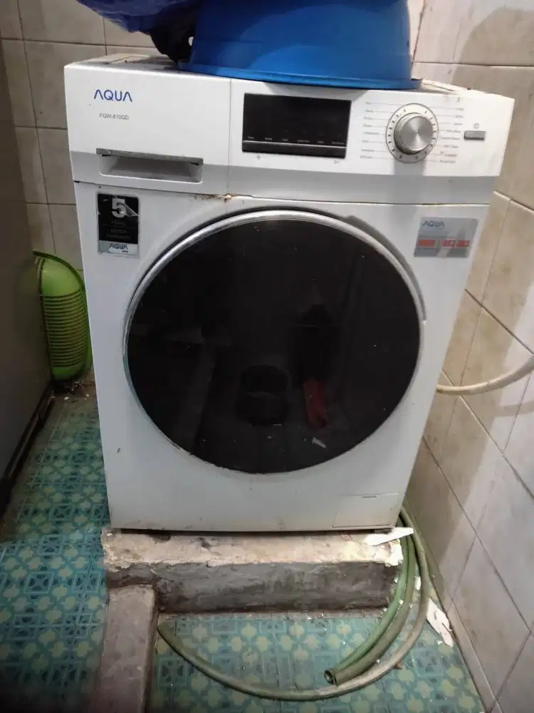 JUAL CEPAT AJA MESIN CUCI FRONT LOADING AQUA KONDISI APA ADANYA