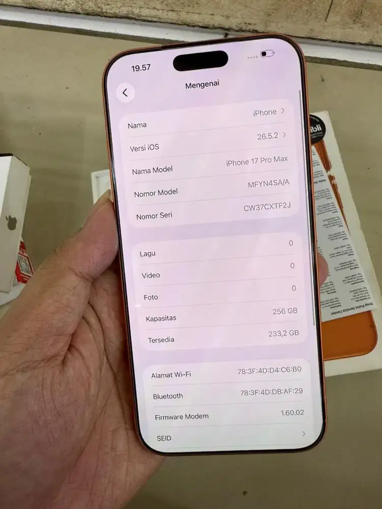 Iphone 17 pro max 256 garansi resmi