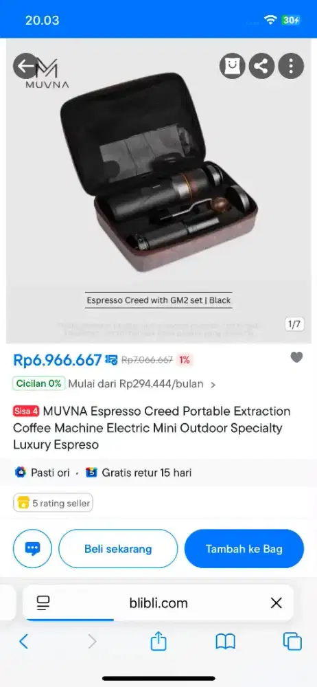 FS MUVNA Espresso Creed Portable
