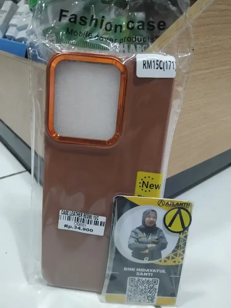 CASE LEATHER REDMI 15C | ATLANTIS DAHSYAT