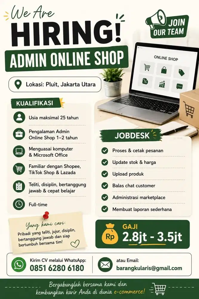 Admin Onlineshop