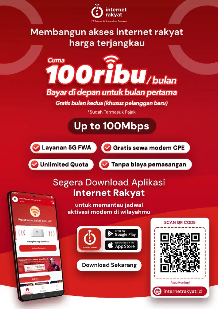 INFO PENTING : SOLUSI INTERNET RAMAH NGEBUT & MURAN buat warga sini