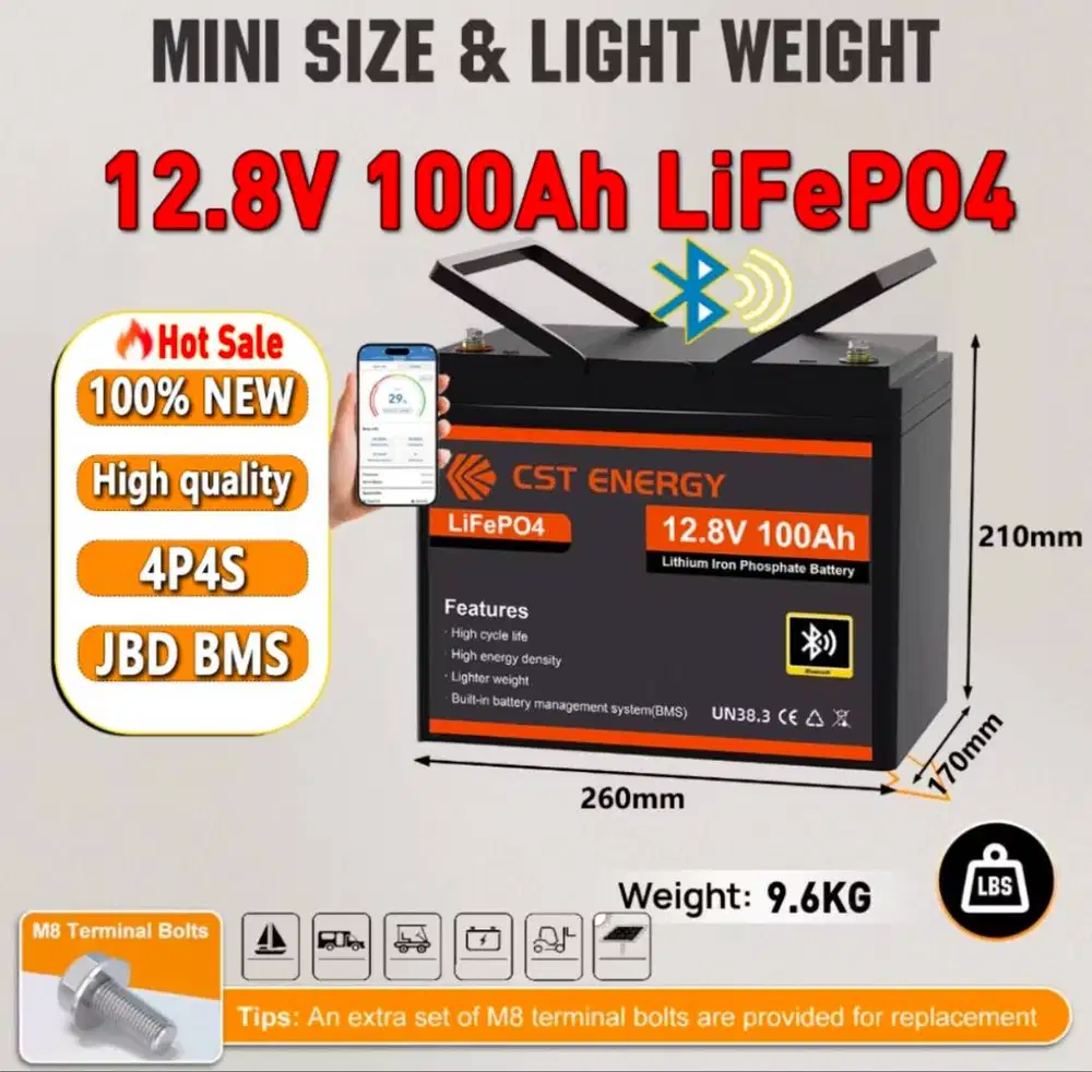 Baterai Lifepo4 CST
