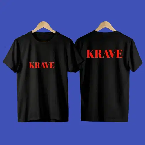 Kaos KRAVE — Desain Sendiri Streetwear Keren