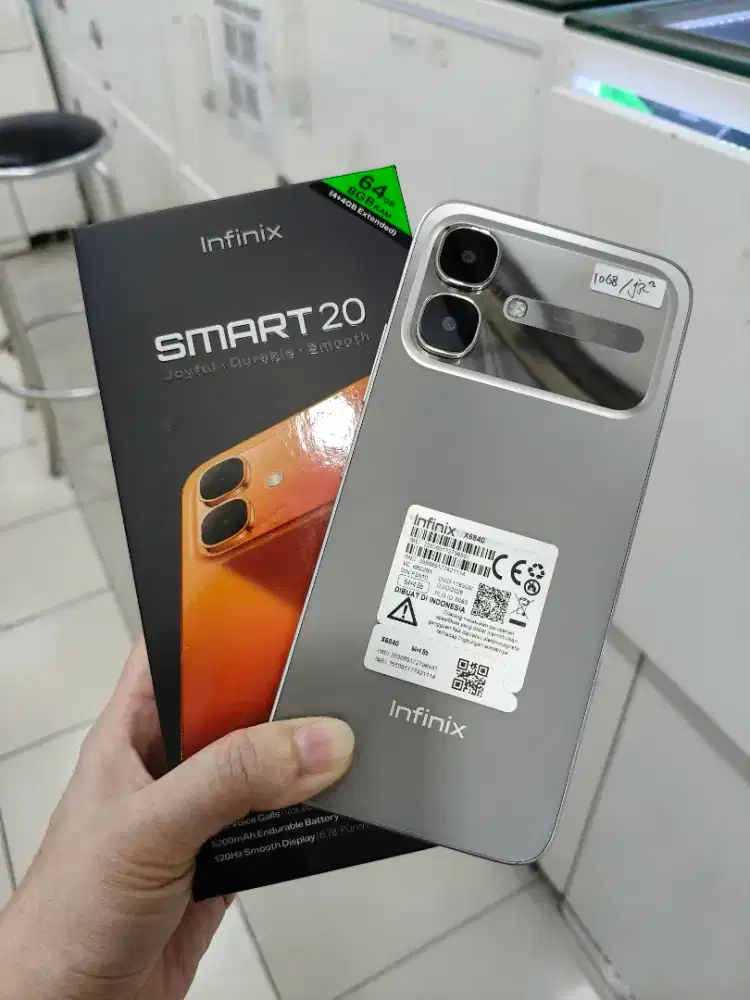 Seken Infinix Smart 20 4+4/64 Ori full set garansi