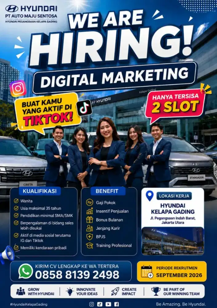 Lowongan sales mobil hyundai