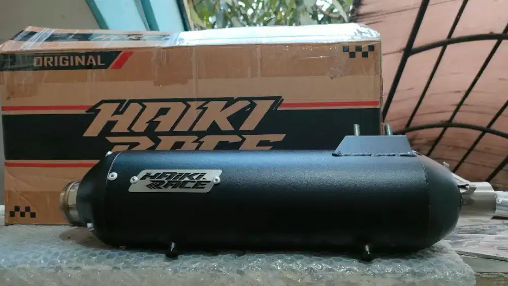 Kenalpot merk Haiki Race Mio sporty