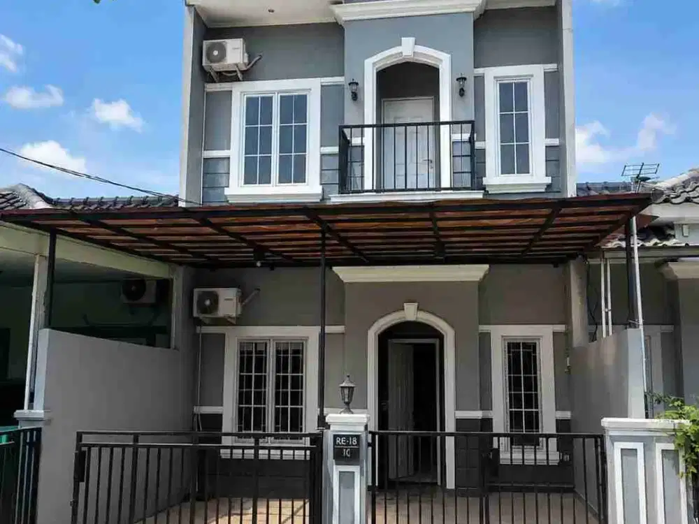 DIJUAL – Rumah 2 Lantai 4 KT Full AC Siap Huni di Harvest City