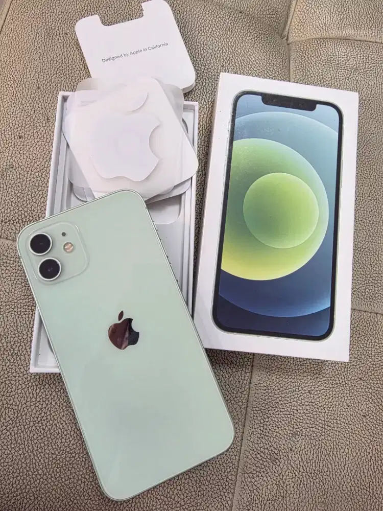 iphone 12 256Gb fullset Ori hb85%
