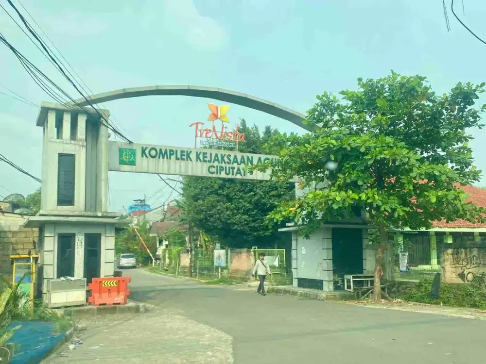 Tanah darat/kavling 1250m² siap pake, di kompleks Kejaksaan Agung ciputat cipayung tangerang selatan