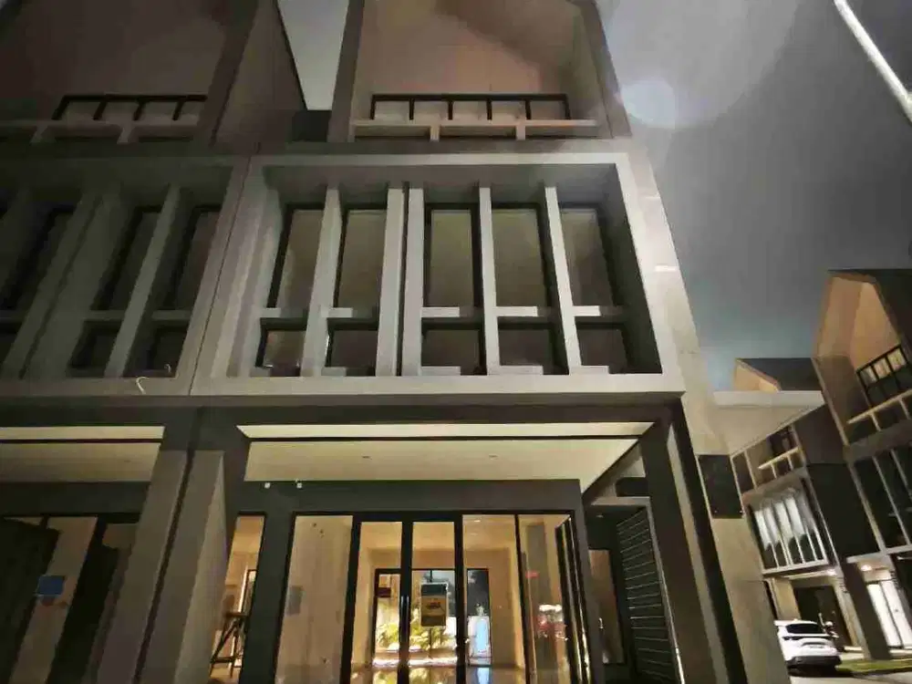 DISEWAKAN RUKO 2 FACADE DELREY BUSINESS TOWNHOUSE BSD