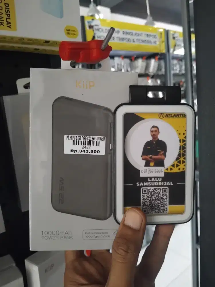 KIIP PB E60 TYPE-C 22,5W 10000MAH| ATLANTIS DAHSYAT